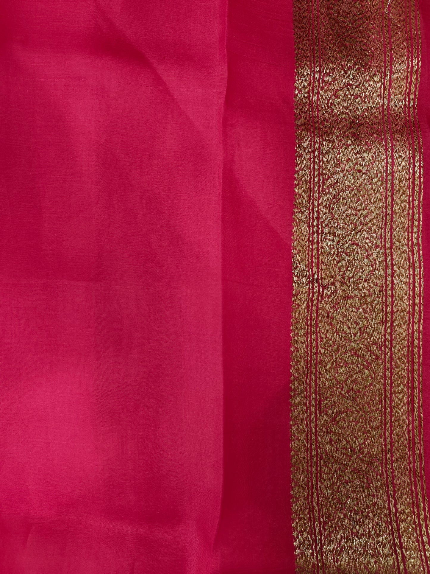 Yellow Kora Banarasi Silk Saree, With Unstiched Blouse