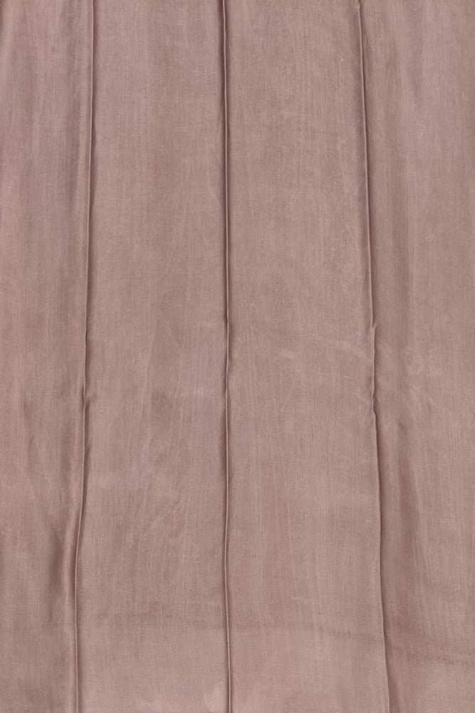Purple & Multi Floral Printed Satin Crepe Saree, With Unstiched Blouse