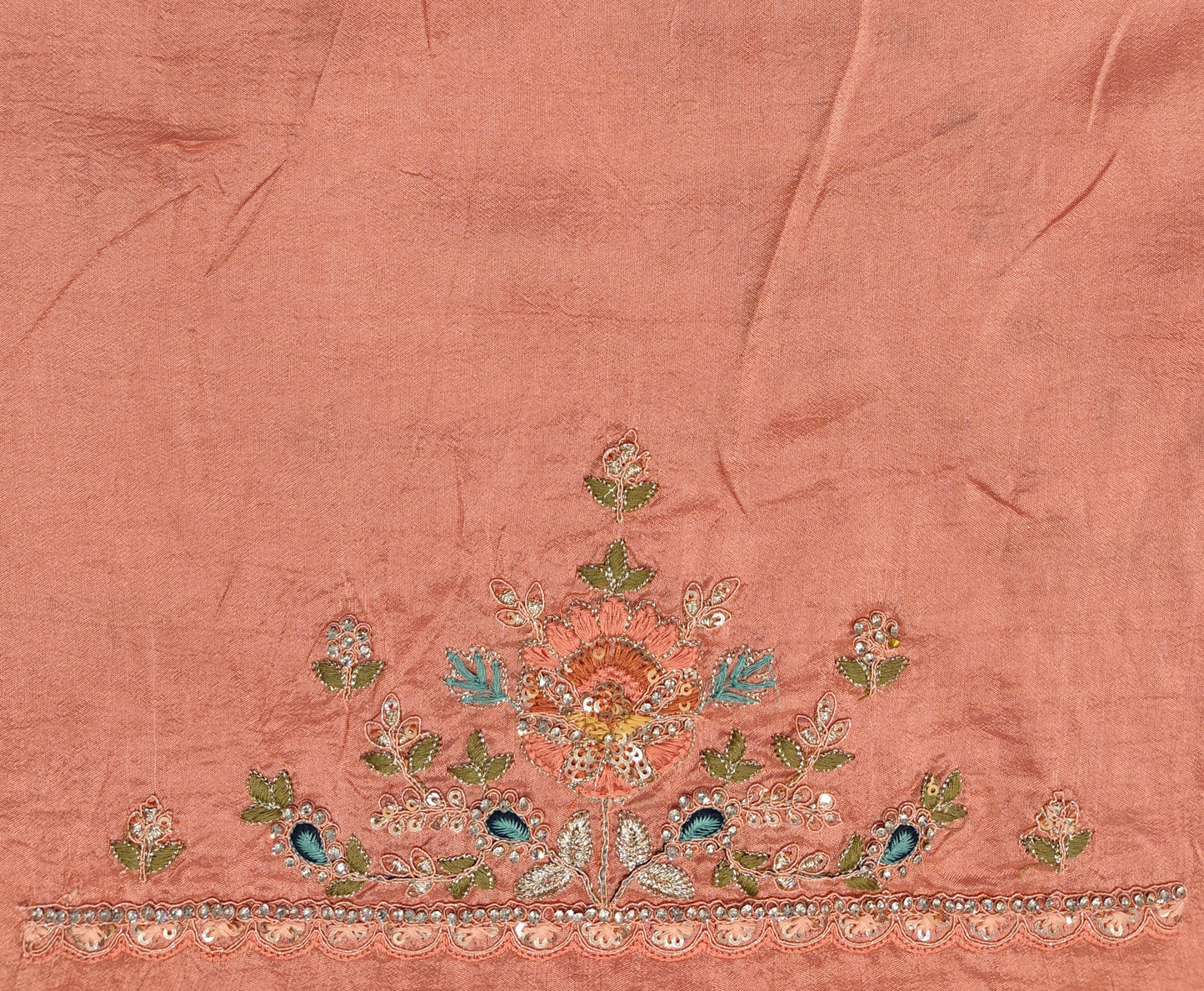 Off-White Tissue Kanjeevaram Silk Sarees With Embroidery Work, With Unstiched Blouse
