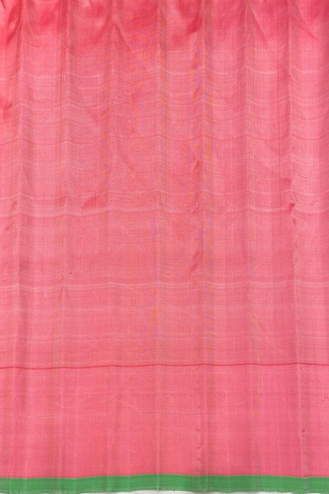 Cream Gadwal Silk Sarees With Unstiched Blouse