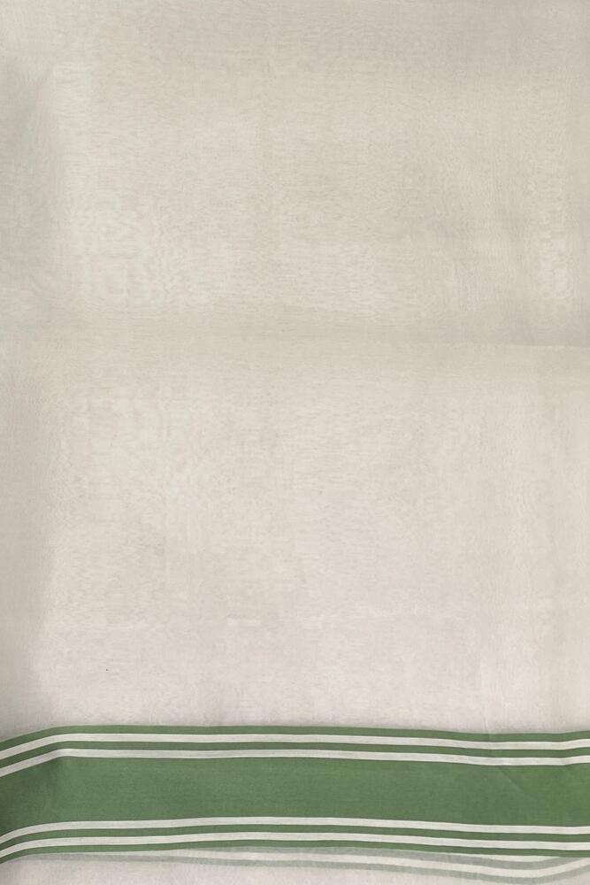White Muslin Jamdani Saree, With Unstiched Blouse