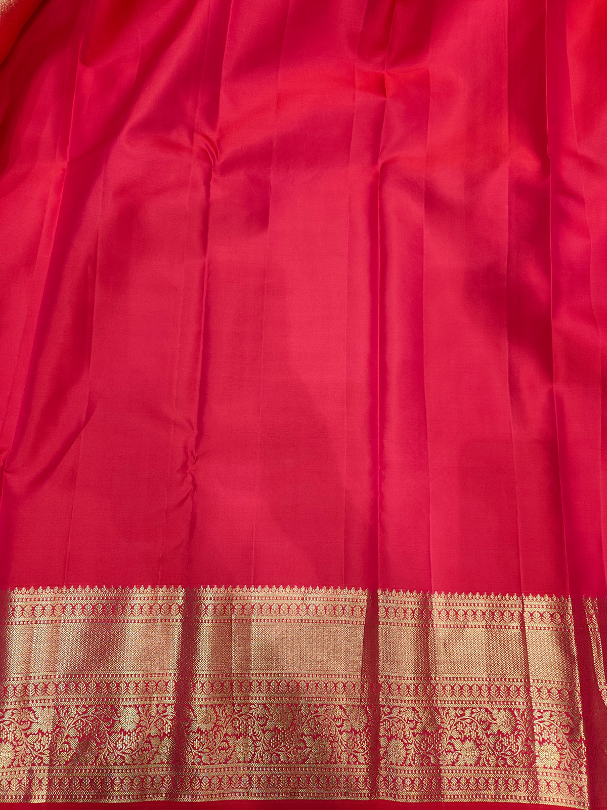 Rani Pure Kanjeevaram Silk Saree, With Unstiched Blouse