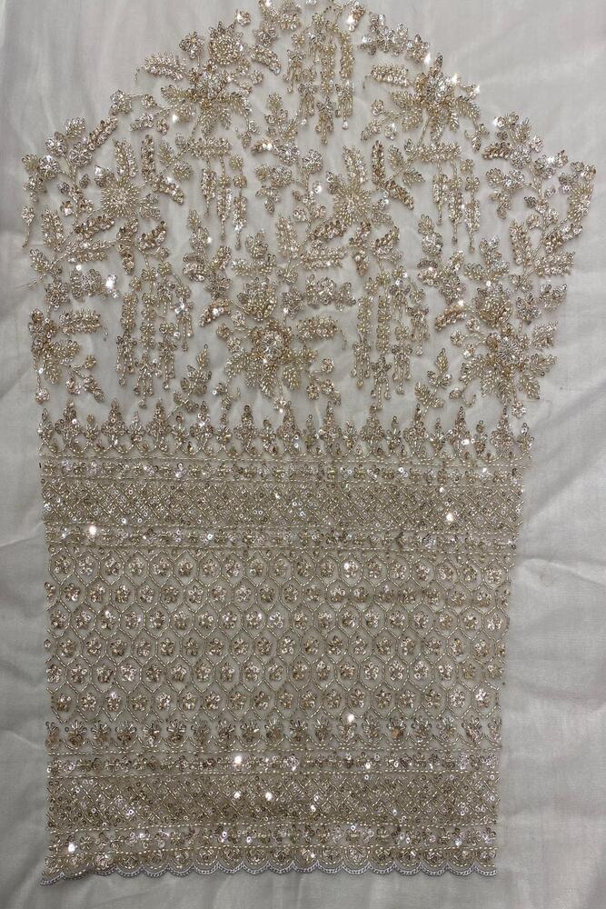 Lavender party wear net saree with embroidery and a matching readymade blouse, elegant traditional attire by Saarang Sarees.