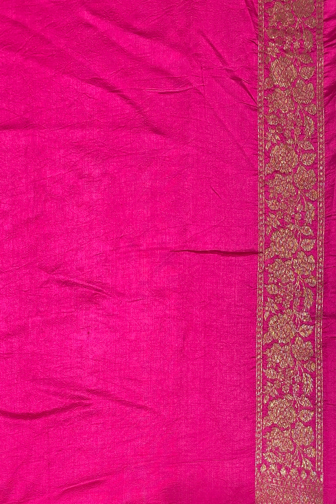 Firozi Blue Pure Munga Banarasi Silk Saree, Hand Woven Motifs With Unstiched Blouse