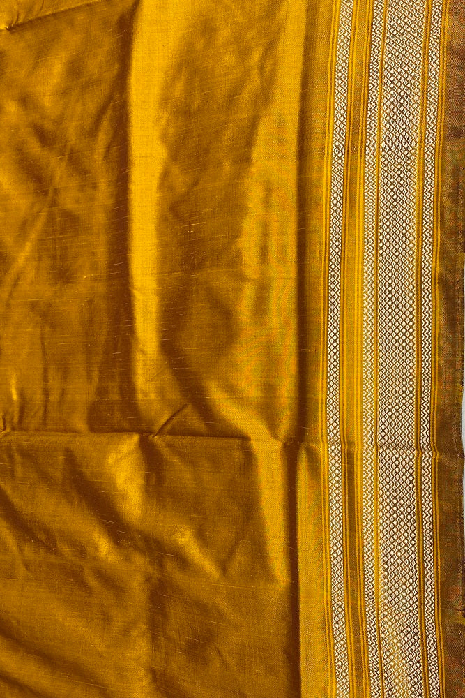 Blue Pochampally Ikat Silk Saree, White Colour Weaving With Unstiched Blouse