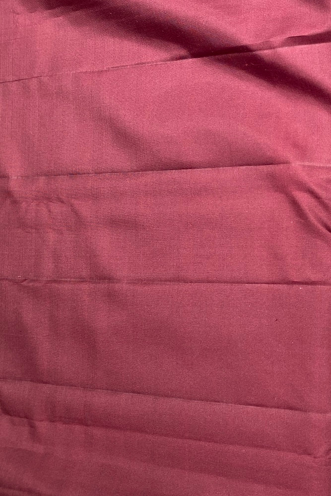 Maroon Pure Kanjeevaram Silk Saree, With Unstiched Blouse
