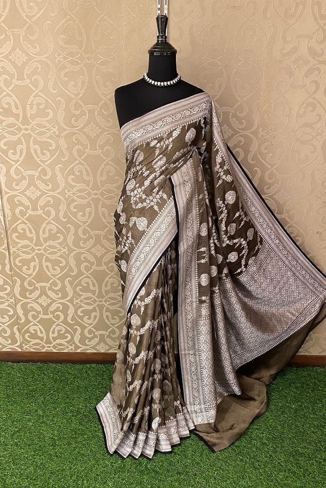 Antique Pure Tissue Banarasi Saree, With Blouse Piece