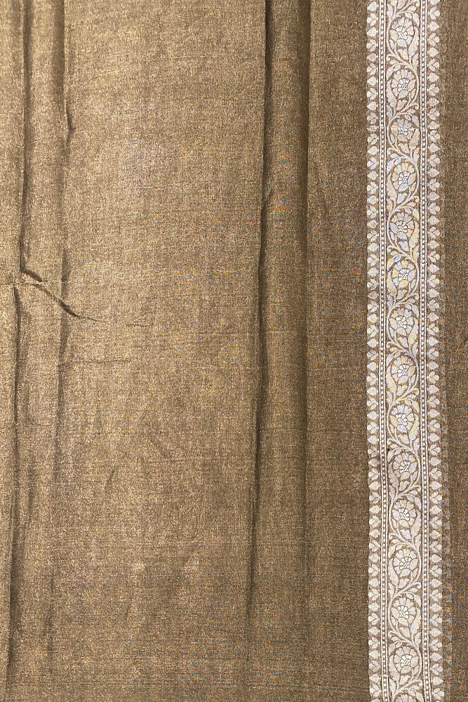 Antique Pure Tissue Banarasi Saree, With Blouse Piece