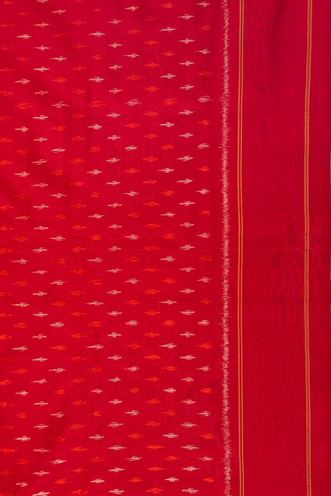 Black Pochampally Ikat Silk Saree, Multi Colour Weaving With Blouse.