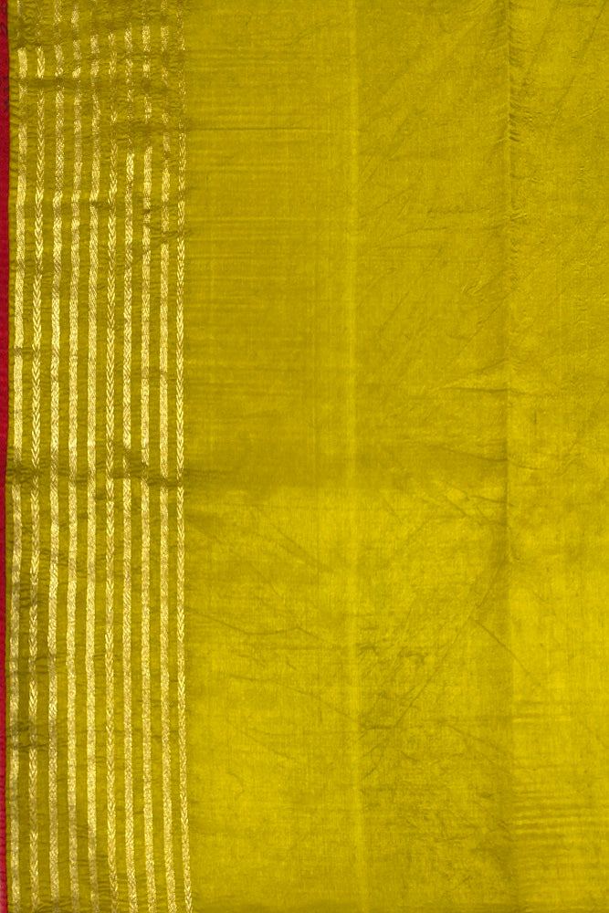 Blue Pure Mashru Silk Saree Hand Weaving, With Blouse