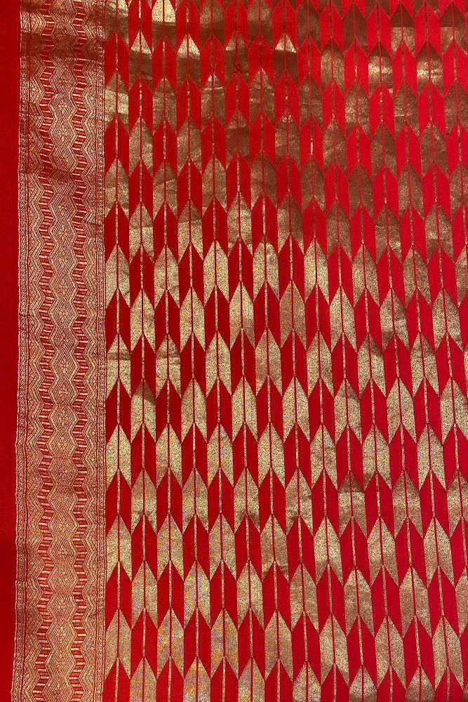 Grey Pure Mashru Silk Saree Hand Weaving, With Blouse