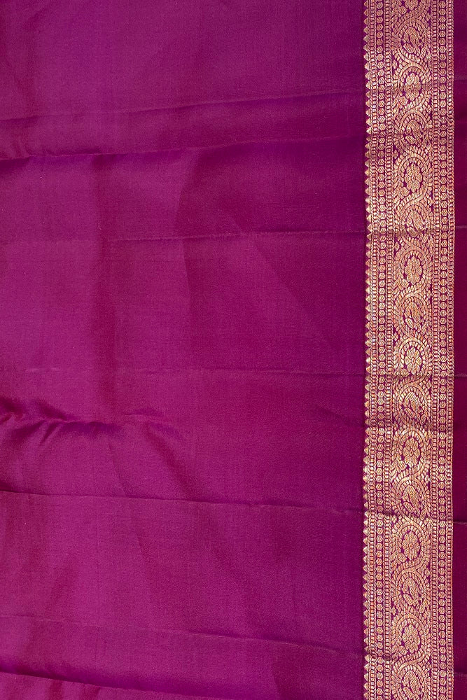 Sea Green Colour Pure Kanjeevaram Silk Saree, With Unstiched Blouse