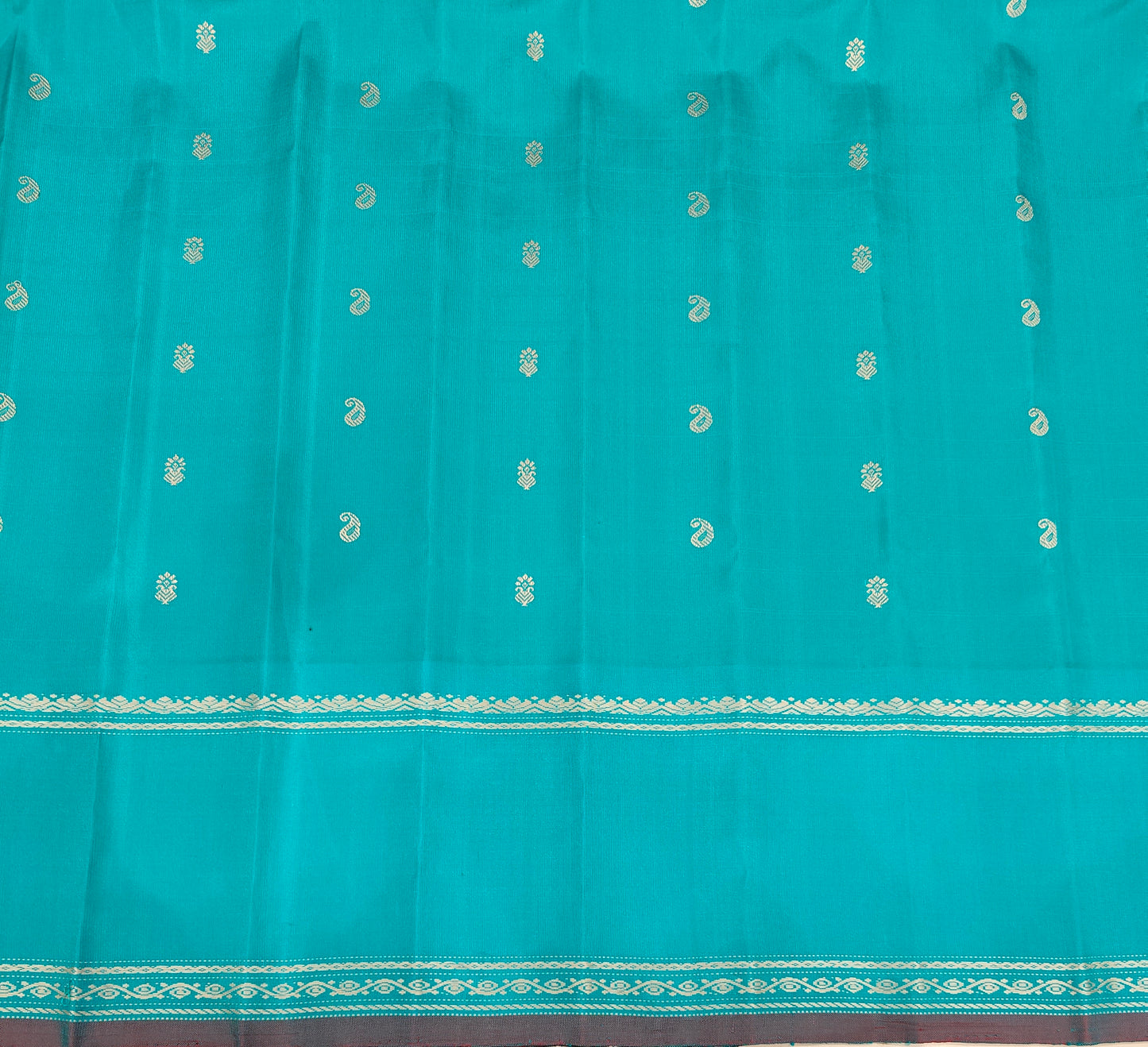 Deep Purple Gadwal Silk Sarees With Unstiched Blouse