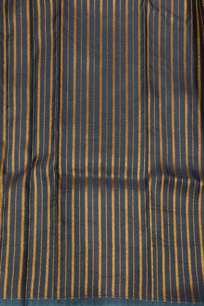 Beige Brocade Kora Banarasi Silk Saree, With Unstiched Blouse
