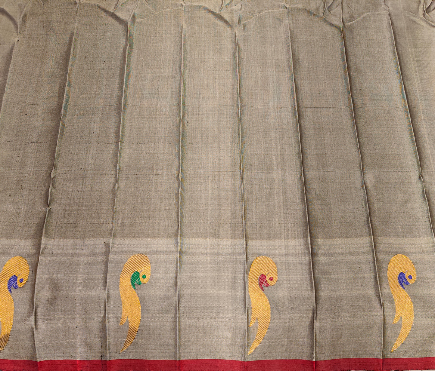 Black Gadwal Silk Sarees With Unstiched Blouse