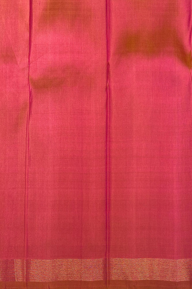 Multi Pure Kanjeevaram Silk Saree, With Unstiched Blouse
