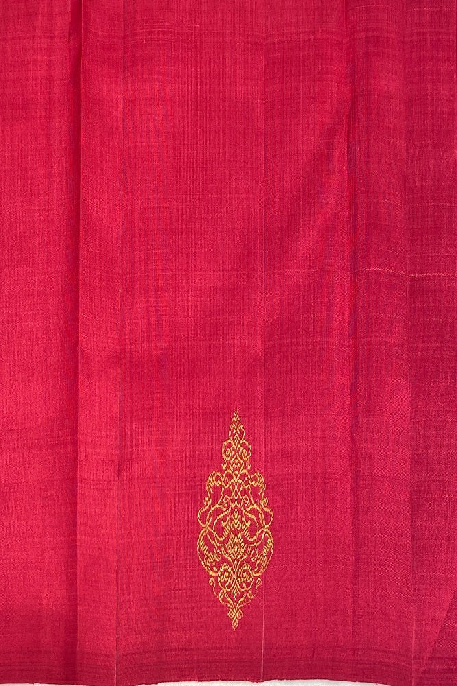 Multi Pure Kanjeevaram Silk Saree, With Unstiched Blouse