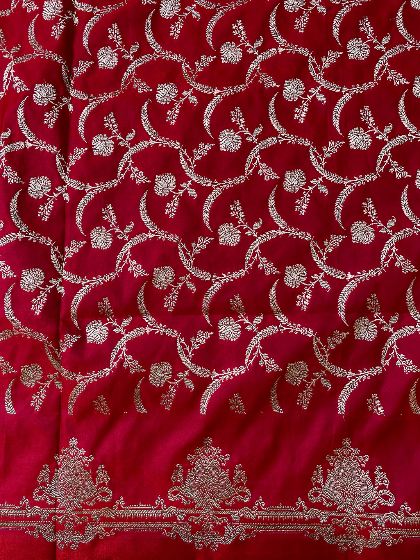 Magenta Semi Mashru Katan Silk Saree, With Unstiched Blouse