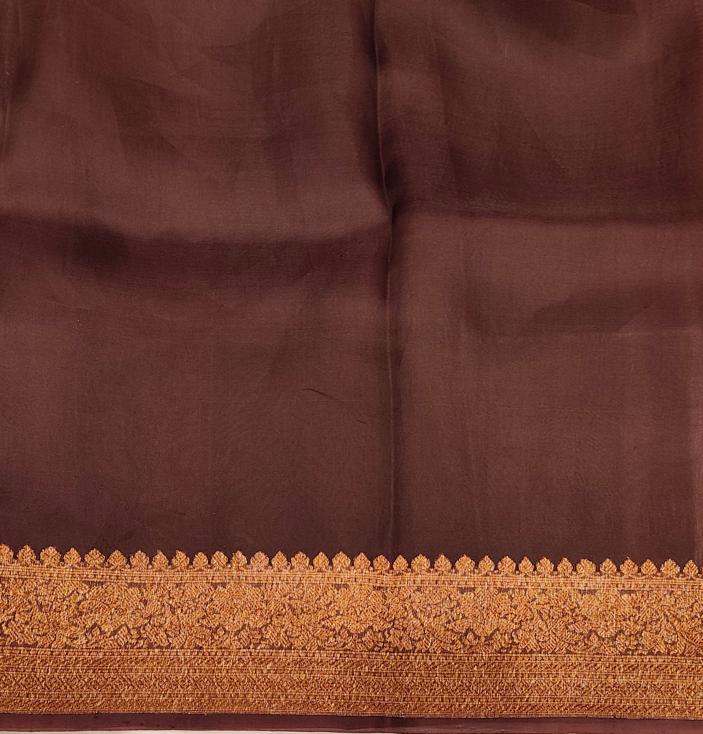Black Kora Banarasi Silk Saree, With Unstiched Blouse