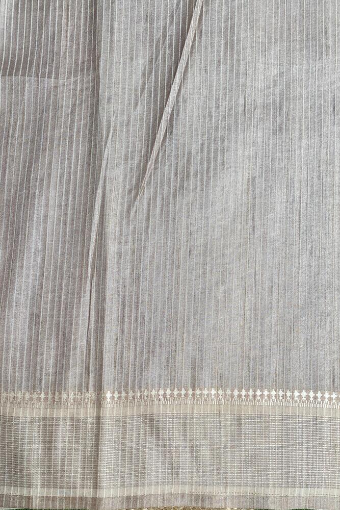 Pink Tussar Cotton Resham Work Saree, With Unstiched Blouse