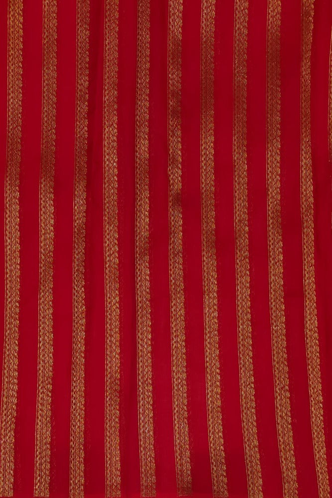 Beige Brocade Kora Banarasi Silk Saree, With Unstiched Blouse