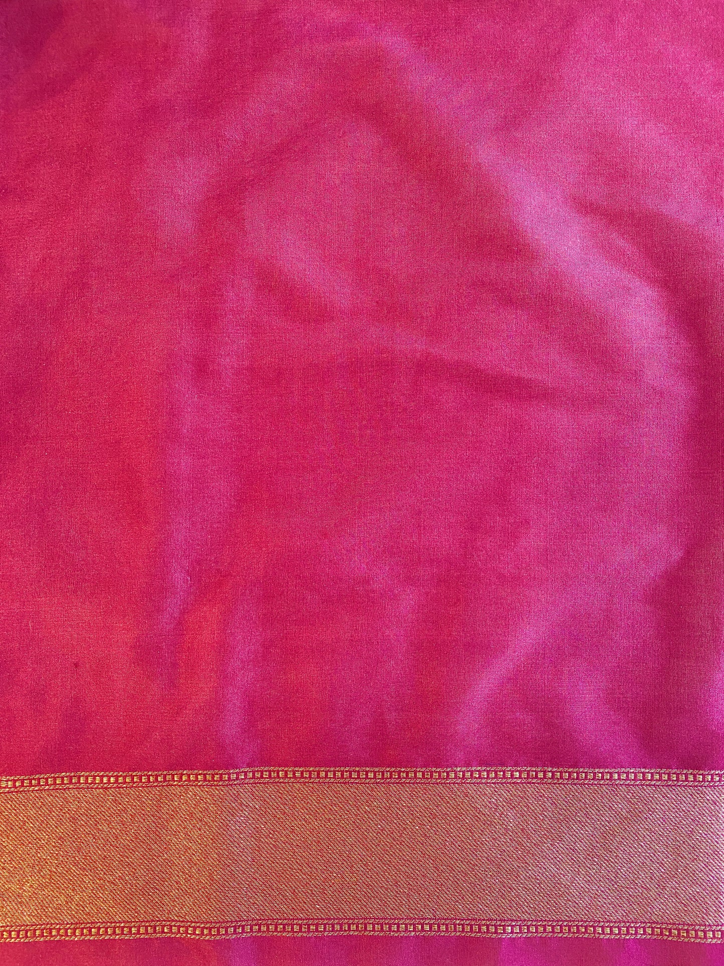 Wine Semi Katan Brocade Silk Saree, With Unstiched Blouse