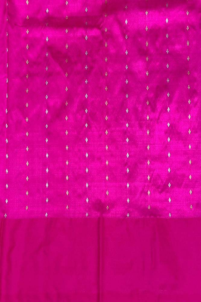 Deep Beige Katan Banarasi Saree Hand Woven Work, With Unstiched Blouse