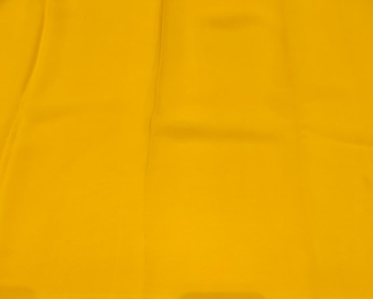 Yellow Floral Printed Chiffon Saree, With Unstiched Blouse Piece