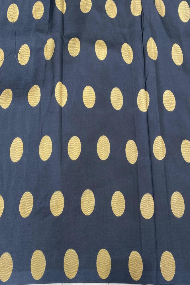 Zebra & Olive Gold Katan Mashru Silk Banarasi Handloom Saree, With Unstiched Blouse