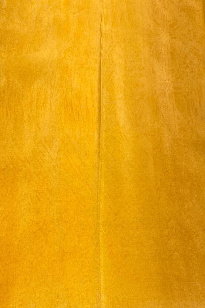 Yellow Floral Printed Chiffon Saree, With Unstiched Blouse Piece