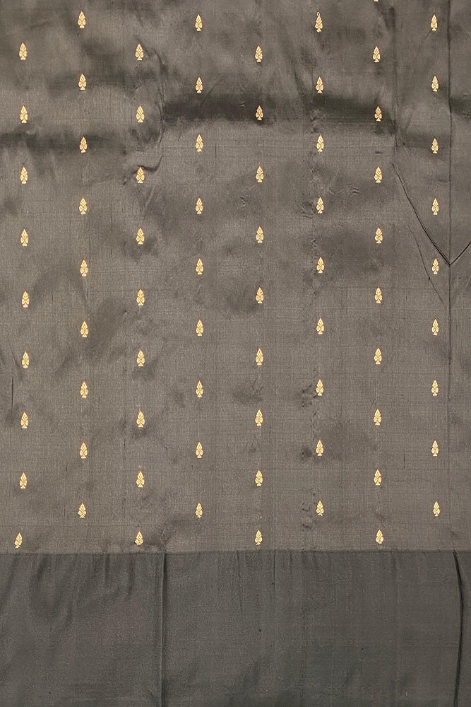 Royal Blue Katan Banarasi Saree Hand Woven Work, With Unstiched Blouse