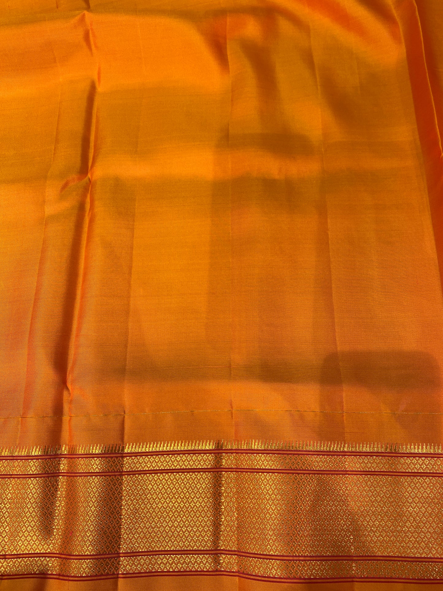 Pink & Yellow Paithani Silk Saree, Multi Colour Weaving, With Unstiched Blouse