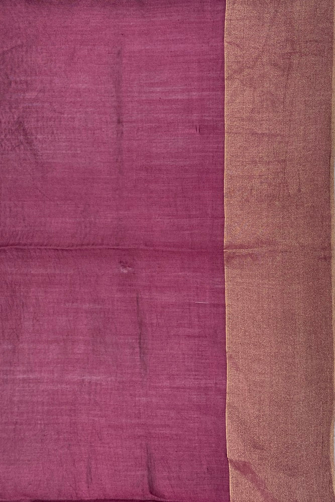 ANTIQUE GOLD CRUSH TISSUE BANARASI SAREE WITH BLOUSE PIECE