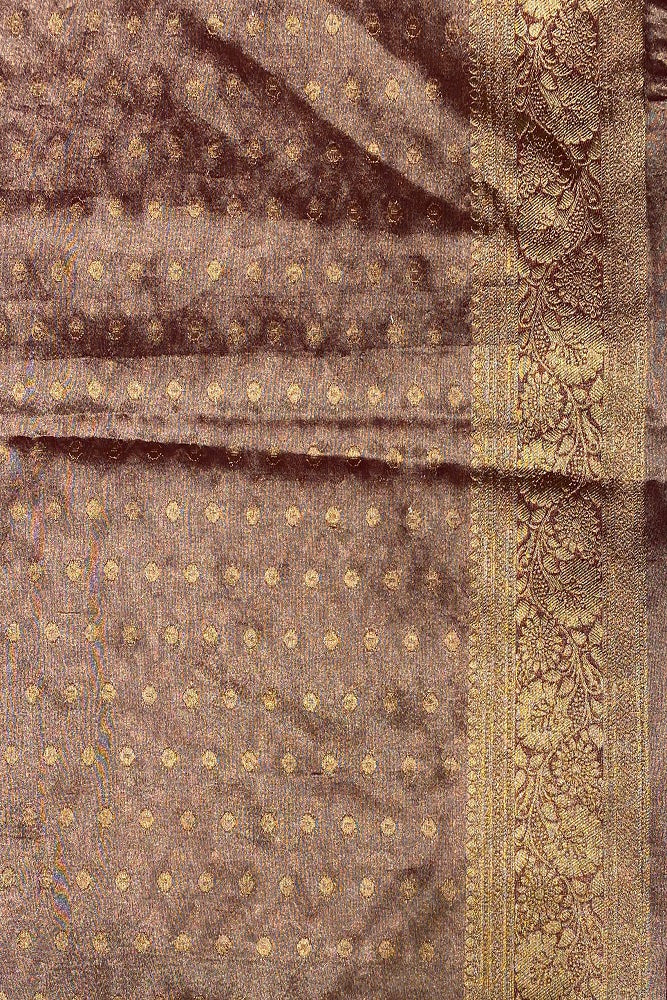 Multi Tissue Silk Saree, Multi Colour Weaving With Blouse.