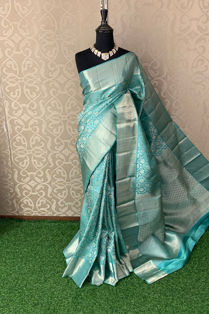 FIROZI KANJEEVARAM SILK SAREE WITH BLOUSE
