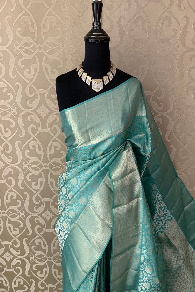 FIROZI KANJEEVARAM SILK SAREE WITH BLOUSE